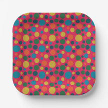Modern rosa Polka-Punktmuster