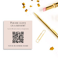 Modern rosa QR Code Google Review