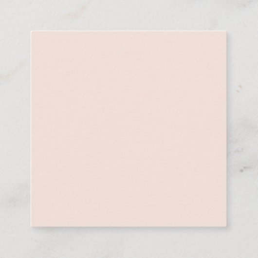 Modern rosa QR Code Google Review Quadratische Visitenkarte (Rückseite)