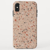 Modern rosa Terrazzo Print Pattern Case-Mate iPhone Hülle (Rückseite)