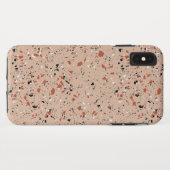 Modern rosa Terrazzo Print Pattern Case-Mate iPhone Hülle (Rückseite (Horizontal))