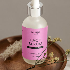 Modern rosa und schwarz 2 OZ Dropper Flasche