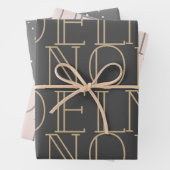 Modern rosa WEIHNACHTEN Wrapping Paper Sheets Geschenkpapier Set (Beispiel)