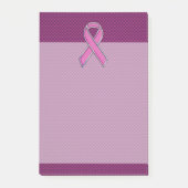 Modern rosafarbenes Design Post-it Klebezettel (Vorderseite)