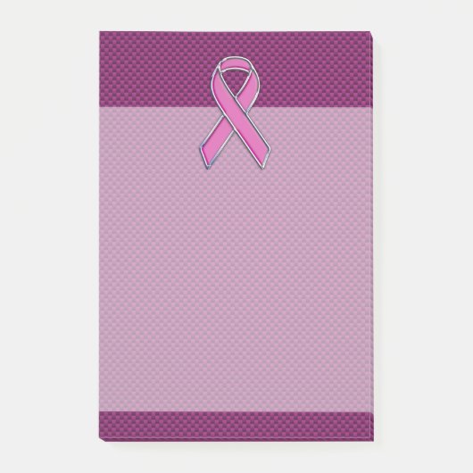 Modern rosafarbenes Design Post-it Klebezettel (Vorderseite)