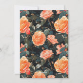 Modern Rose Fantasy Daughter’S Birthday Einladung (Rückseite)