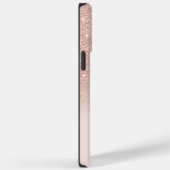 Modern Rose Gold Firmenlogo für Unternehmen Case-Mate iPhone Hülle (Rückseite / Rechts)