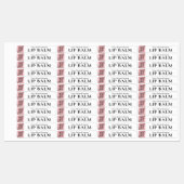 Modern Rose Gold Lipstick Lippenstift Balsam wasse Etiketten (Blatt)