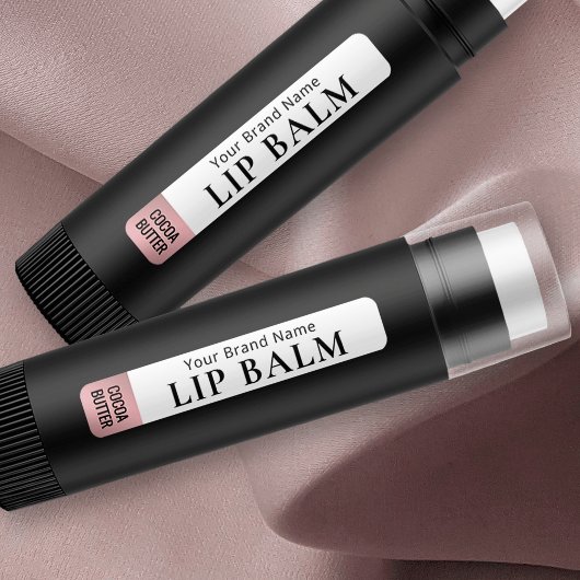 Modern Rose Gold Lipstick Lippenstift Balsam wasse Etiketten