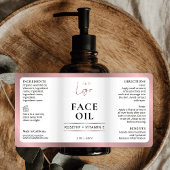 Modern Rose Gold Logo 2OZ Kosmetische Hautpflegefl