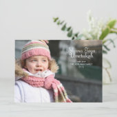 Modern Rosh Hashanah Foto Card Feiertagskarte (Stehend Vorderseite)