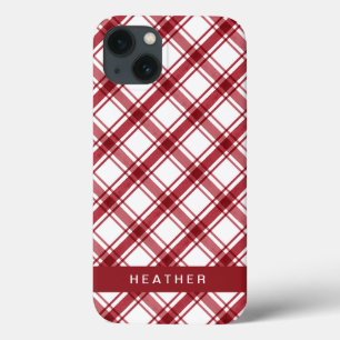 Modern Rot Weiß Case-Mate iPhone Hülle
