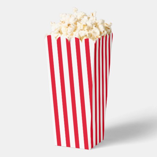 Modern rotes weißes Muster Geschenkschachtel (Geplatzt)