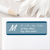 Modern Rücksendeadresse Label Wählen Sie Ihre Farb (Insitu)