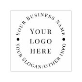 Modern runde professionelle Logowerbung  Permastempel (Design)