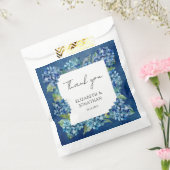 Modern Rustic Blue Hydrangeas Floral Wedding Geschenktütchen (Versiegelt)