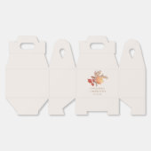 Modern Rustic Fall Boho Flower Wedding  Geschenkschachtel (Ungeklappt)