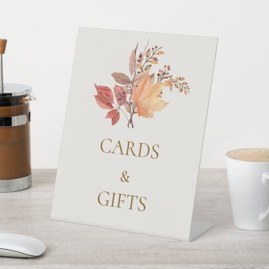 Modern Rustic Fall Boho Flower Wedding Sockelschild (In SItu)