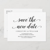 Modern Rustic Rettete das neue Datum, Einladungen (Vorne/Hinten)