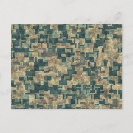 Modern & rustikal Elegante: Abstrakte Wine Bar Postkarte (Vorderseite)