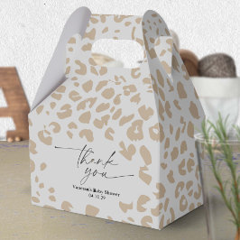 Modern Safari Animal Print Gender Neutral Dusche Geschenkschachtel