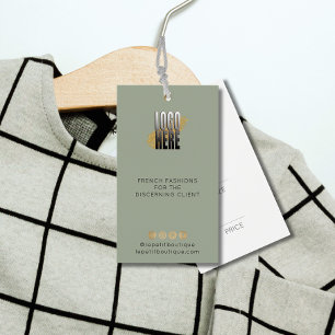 Modern Sage Clothing Price Tag with logo