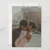 Modern Sage Foto Ampersand Save the Date (Rückseite)