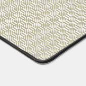 Modern Sage Green Geometric Large Desk Mat Schreibtischunterlage (Ecke)