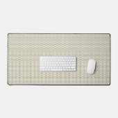 Modern Sage Green Geometric Large Desk Mat Schreibtischunterlage (Tastatur & Maus)