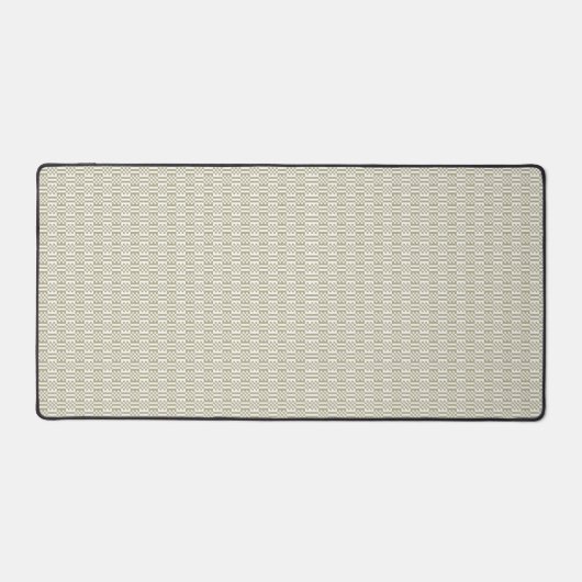 Modern Sage Green Geometric Large Desk Mat Schreibtischunterlage (Vorderseite)