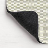 Modern Sage Green Geometric Pattern Mouse Pad Mousepad (Ecke)