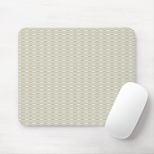 Modern Sage Green Geometric Pattern Mouse Pad Mousepad (Mit Mouse)