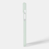 Modern Sage Green Gold Script Monogram Case-Mate iPhone Hülle (Rückseite / Links)