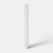 Modern Sage Green Gold Script Monogram Samsung Galaxy Hülle (Linke Seite)