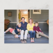 Modern Sage Green Kariert frohe Weihnachten Postkarte (Rückseite)