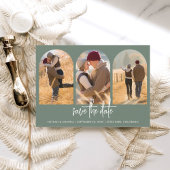 Modern Sage Green Save The Date