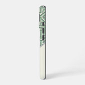 Modern Sage Green und Cream Geometric iPhone 16 Hülle (Linke Seite)