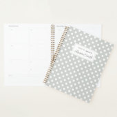 Modern Sage Polka Dots Planer (Anzeige)