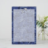 Modern Sagittarius Zodiac Sign Navy Digital Camo Briefpapier (Stehend Vorderseite)