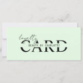 Modern, Salon, 10 - Loyalty Card (Vorderseite)