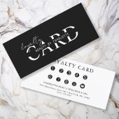 Modern, Salon, 10 - Loyalty Card