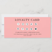 Modern, Salon, 10 - Loyalty Card (Rückseite)