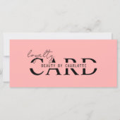 Modern, Salon, 10 - Loyalty Card (Vorderseite)