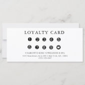 Modern, Salon, 10 - Loyalty Card (Rückseite)