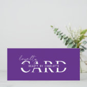 Modern, Salon, 10 - Loyalty Card (Stehend Vorderseite)