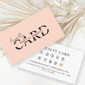 Modern, Salon, 10 - Loyalty Card Begleitkarte