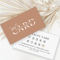 Modern, Salon, 10 - Loyalty Card