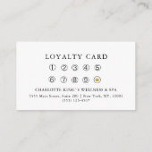 Modern, Salon, 10 - Loyalty Card Begleitkarte (Rückseite)