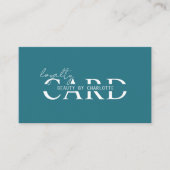 Modern, Salon, 10 - Loyalty Card Begleitkarte (Vorderseite)