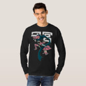 Modern Samurai Leopard Gecko Lizard Reptile T-Shirt (Vorne ganz)